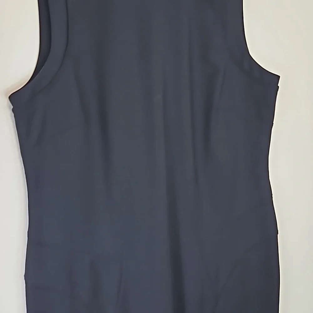 Paperwhite Sleeveless Little Black Bodycon Dress Size 14 - Picture 3 of 5